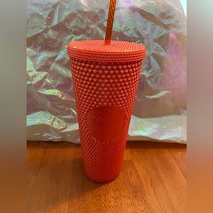 Starbucks Orange Studded Venti Tumbler